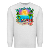 Oatmeal Heather My favorite color is sunshine Premium Sweatshirt - NancyCooperArtShop