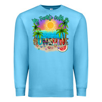Ocean Blue My favorite color is sunshine Premium Sweatshirt - NancyCooperArtShop