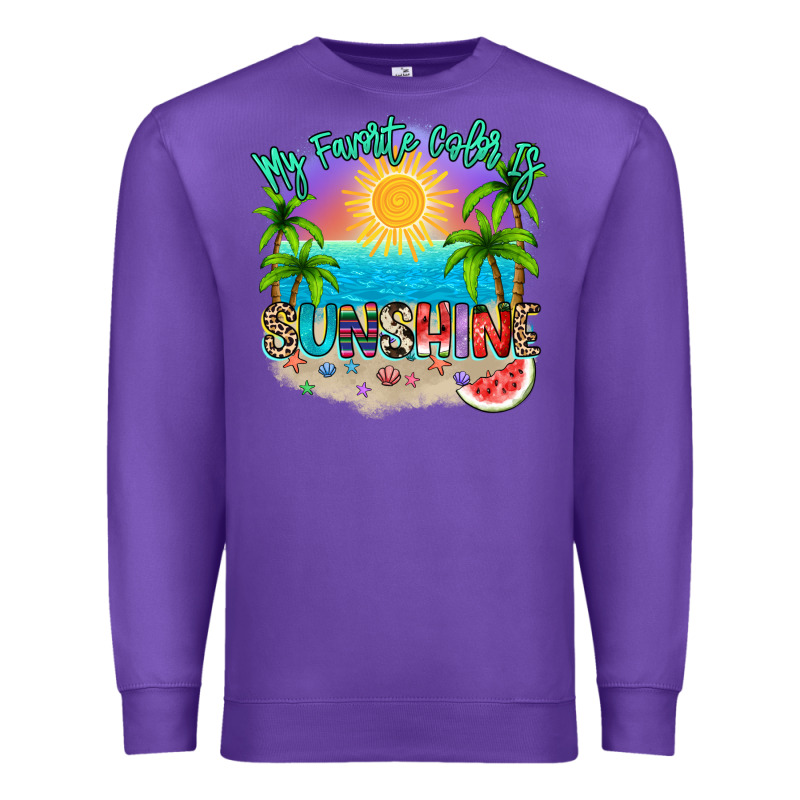 My Favorite Color Is Sunshine Premium Sweatshirt by NancyCooperArtShop | Teevron