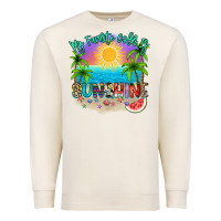 Sandshell My favorite color is sunshine Premium Sweatshirt - NancyCooperArtShop