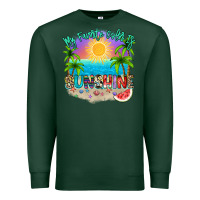 Sports Green My favorite color is sunshine Premium Sweatshirt - NancyCooperArtShop
