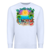 White My favorite color is sunshine Premium Sweatshirt - NancyCooperArtShop