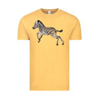 Vintage Mustard Baby Zebra Vintage Tee - LillyAllenDesigns
