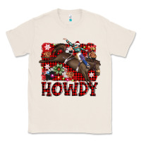 Natural rodeo christmas howdy Classic Tee - AdoDesignShop