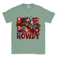Sage rodeo christmas howdy Classic Tee - AdoDesignShop