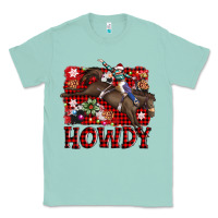 Seafoam rodeo christmas howdy Classic Tee - AdoDesignShop