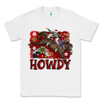 White rodeo christmas howdy Classic Tee - AdoDesignShop