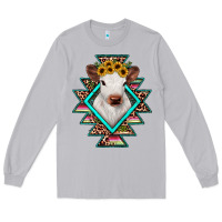 Moon Dust heifer cowhide aztec Long Sleeve Tee - JahusDesignShop