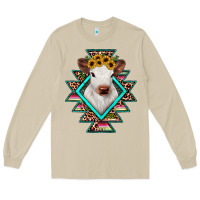 Mushroom heifer cowhide aztec Long Sleeve Tee - JahusDesignShop