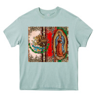 Arona Virgin Mary Mexican Flag Heavy Core Tee - CTS Tumbler Store