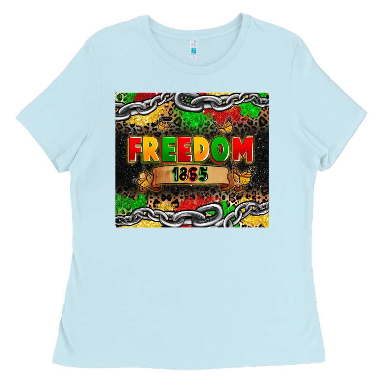 Juneteenth Freedom 1865 Ladies Tee by Zillion Design Studio | Teevron
