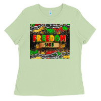 Matcha juneteenth freedom 1865 Ladies Tee - Zillion Design Studio