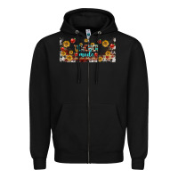 Black teacher mode libbey glass Zipper Hoodie - BundleAndBundleShop