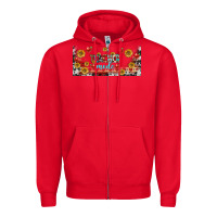 Red teacher mode libbey glass Zipper Hoodie - BundleAndBundleShop