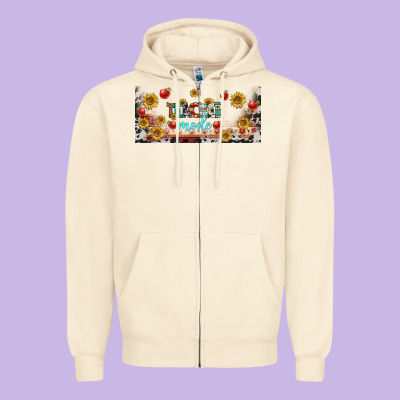 Teacher Mode Libbey Glass Zipper Hoodie Designed By Bundleandbundleshop