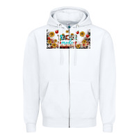 White teacher mode libbey glass Zipper Hoodie - BundleAndBundleShop