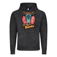 Vintage Black blame it all on my roots white Vintage Hoodie - JahusDesignShop
