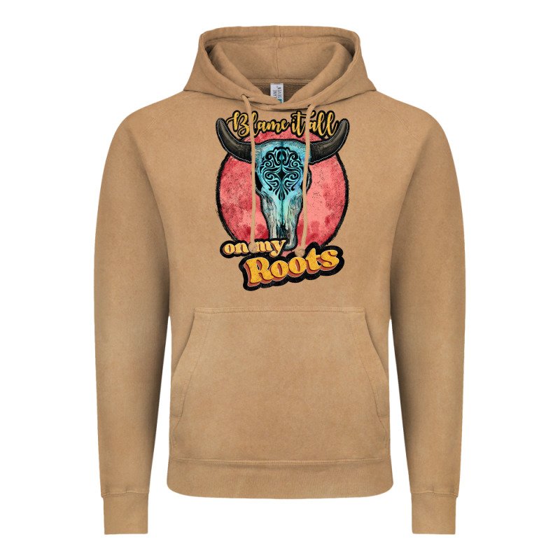 Blame It All On My Roots White Vintage Hoodie by JahusDesignShop | Teevron