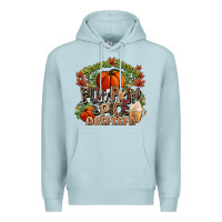 Blue Mist Stressed blessed pumpkin spice obsessed Fall Premium Hoodie - NancyCooperArtShop