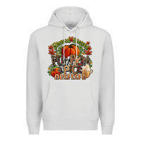 Dove Grey Stressed blessed pumpkin spice obsessed Fall Premium Hoodie - NancyCooperArtShop