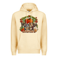 Pina Colada Stressed blessed pumpkin spice obsessed Fall Premium Hoodie - NancyCooperArtShop