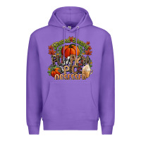 Purple Stressed blessed pumpkin spice obsessed Fall Premium Hoodie - NancyCooperArtShop