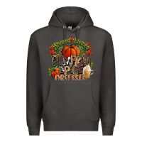 Smoke Stressed blessed pumpkin spice obsessed Fall Premium Hoodie - NancyCooperArtShop