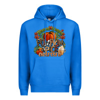 True Royal Stressed blessed pumpkin spice obsessed Fall Premium Hoodie - NancyCooperArtShop