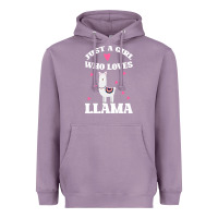 Lavender Llama Just A Girl Who Loves Llamas Heavyweight Hoodie - Bettercallsaul