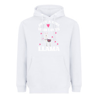 White Llama Just A Girl Who Loves Llamas Heavyweight Hoodie - Bettercallsaul
