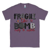 Lavender fragile like a bomb ready to explode Classic Tee - MaliasSmallBusiness