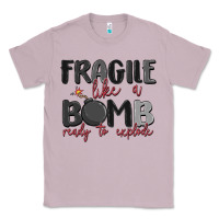 Lilac fragile like a bomb ready to explode Classic Tee - MaliasSmallBusiness