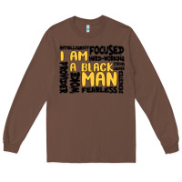 Chestnut i am a black man Long Sleeve Tee - MaliasSmallBusiness