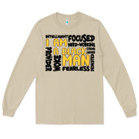 Mushroom i am a black man Long Sleeve Tee - MaliasSmallBusiness
