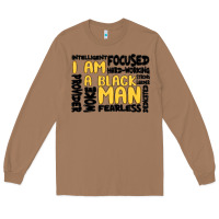 Toasted Coconut i am a black man Long Sleeve Tee - MaliasSmallBusiness