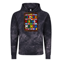 Cloud Black hispanic haritage month flags with background Vintage Hoodie - BundleAndBundleShop