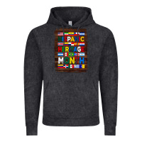 Vintage Black hispanic haritage month flags with background Vintage Hoodie - BundleAndBundleShop