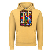 Vintage Mustard hispanic haritage month flags with background Vintage Hoodie - BundleAndBundleShop
