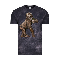 Cloud Black Baby Gorilla Vintage Tee - LillyAllenDesigns