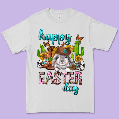 Happy Easter Day Rodeo Premium Tee Designed By Neo Western