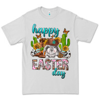 Dove Grey Happy Easter Day Rodeo Premium Tee - Neo Western