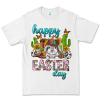 White Happy Easter Day Rodeo Premium Tee - Neo Western