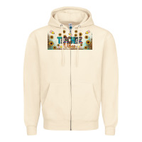 Sandshell teacher vibes libbey glass Zipper Hoodie - BundleAndBundleShop