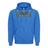 True Royal teacher vibes libbey glass Zipper Hoodie - BundleAndBundleShop