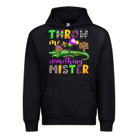 Black throw me something mister mardi gras olivia Urban Hoodie - OliviaCreatesArt