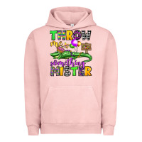 Pigment Salmon throw me something mister mardi gras olivia Urban Hoodie - OliviaCreatesArt