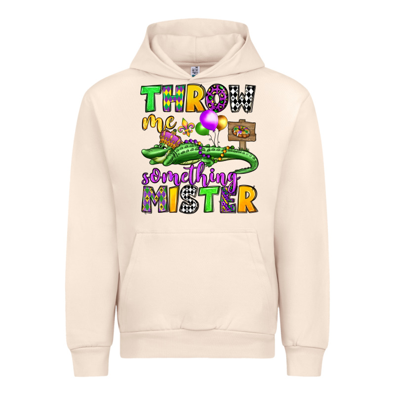 Throw Me Something Mister Mardi Gras Olivia Urban Hoodie by OliviaCreatesArt | Teevron