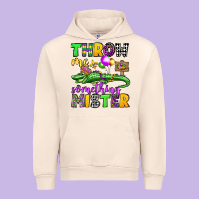 Throw Me Something Mister Mardi Gras Olivia Urban Hoodie Designed By Oliviacreatesart