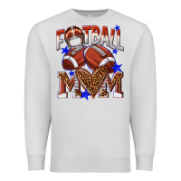 Dove Grey American Football Mom Premium Sweatshirt - NancyCooperArtShop