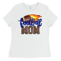 White football mom Ladies Tee - JahusDesignShop